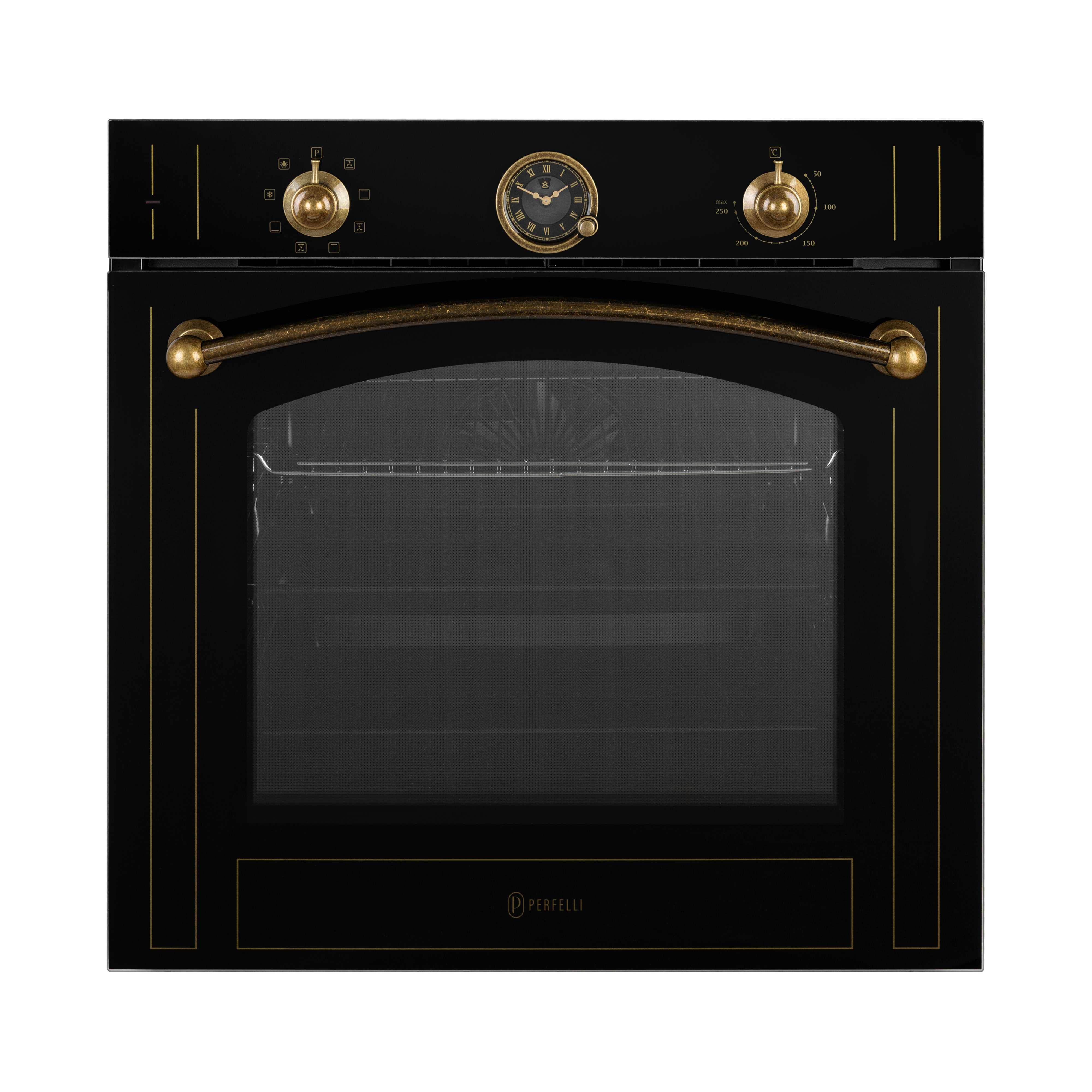 ➤Купить духовой шкаф электрический PERFELLI VINTAGE 6A8N NERO в